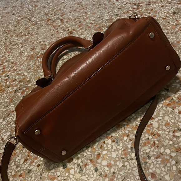 KATE SPADE Brown Leather Crossbody Convertible Handbag - Picture 8 of 11